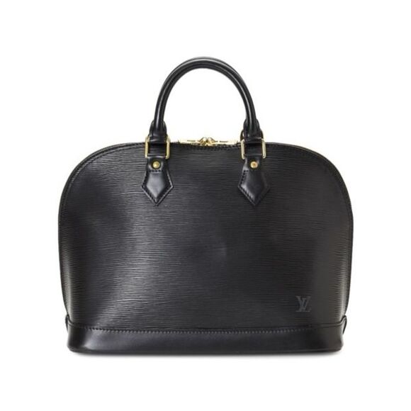 Louis Vuitton Alma PM Epi Leather Top Handle Bag, Black - Picture 2 of 16